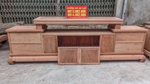 kệ tivi gỗ hương đá