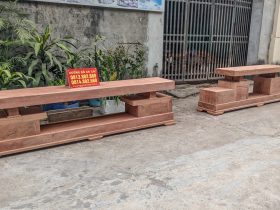 Kệ tivi nguyên khối 2 tầng 2 ngăn kéo gỗ hương đá 8 Ke tivi nguyen khoi 2 tang 2 ngan keo go huong da 1