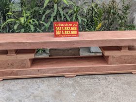 Kệ tivi nguyên khối 2 tầng 2 ngăn kéo gỗ hương đá 9 Ke tivi nguyen khoi 2 tang 2 ngan keo go huong da 2