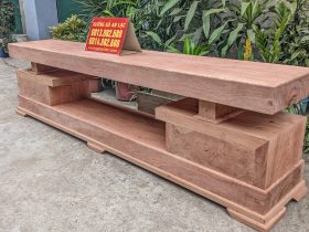 Kệ tivi nguyên khối 2 tầng 2 ngăn kéo gỗ hương đá 12 Ke tivi nguyen khoi 2 tang 2 ngan keo go huong da 5