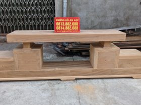 Kệ tivi nguyên khối 2 tầng 4 ngăn kéo gỗ Gõ 6 kệ tivi 2 tầng gỗ hương đá