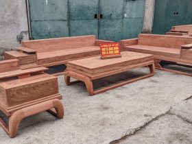Sofa phòng khách gỗ hương đá