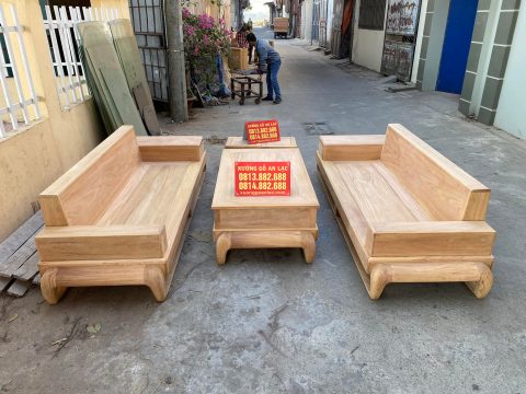 Bộ bàn ghế sofa phòng khách 5 món