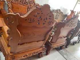 bàn ghế hoàng gia gỗ hương cao cấp