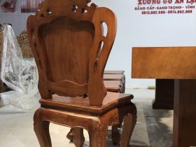 Mẫu ghế Louis không tay 53 tựa lưng giữ trơn