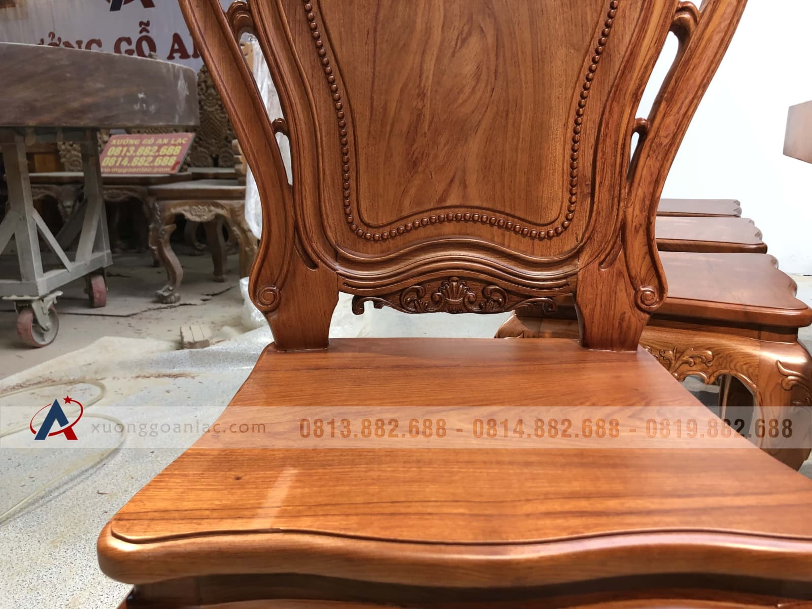 Mẫu ghế Louis không tay 21 ghế louis ghép mộng chắc chắn