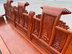 ghế âu á cuốn thư gỗ hương đá