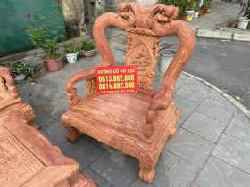 ghế đơn bộ bàn ghế minh quốc đào gỗ hương đá