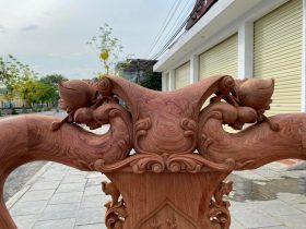 Ban ghe Minh Quoc voi go huong da duc tay vip 17