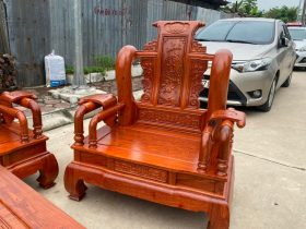 ghế đơn bộ tần thủy hoàng gỗ hương đá