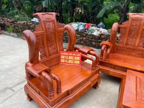 ghế đơn bộ tần thủy hoàng gỗ hương đá