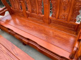 đoản dài bộ tần thủy hoàng gỗ hương đá