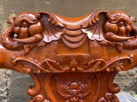 chương voi bộ minh quốc gỗ hương đá