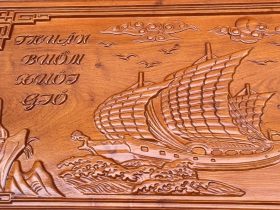 bàn trà bộ bàn ghế minh quốc voi gỗ hương đá