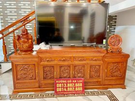 kệ tivi gỗ hương đá