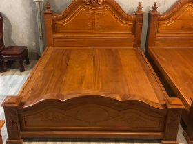 giường ngủ gỗ gõ đỏ