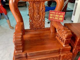 Sieu pham bo ghe Quoc Voi mat tran nguyen khoi go huong da Anh Thinh Quang Ninh 3