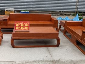 sofa gỗ gõ đỏ 