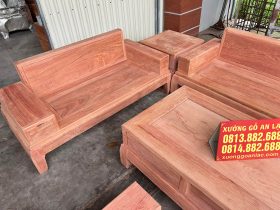 sofa gỗ hương đá cao cấp