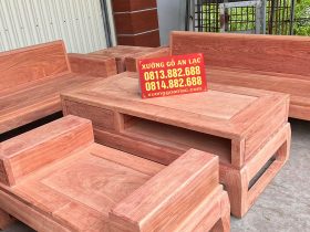 bàn ghế sofa gỗ hương đá