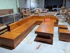 sofa gỗ hương đá