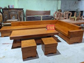 Sofa goc go huong da chon van mat cuc dep 3