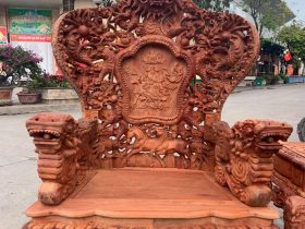 Bo ban ghe Cuu Long Bat Ma 2m3 12 mon go huong Lao duc 2 mat sieu VIP 7