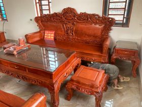 đoản dài bộ hoàng gia gỗ hương đá