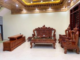 Combo nội thất gỗ hương đá