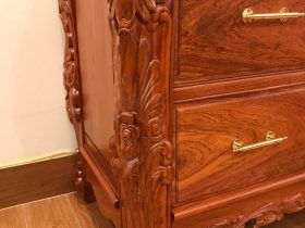 kệ tivi gỗ hương đá