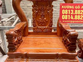 ghế đơn bộ minh quốc voi gỗ hương đá