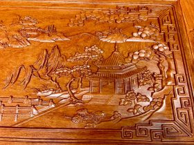 bàn trà gỗ hương đá