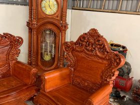 bàn ghế hoàng gia gỗ hương đá cao cấp