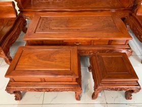 bàn ghế hoàng gia gỗ hương đá