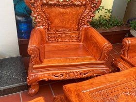 ghế đơn bộ hoàng gia vách tựa trơn chương 10cm