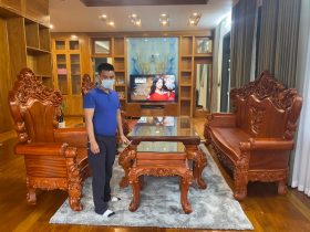 bộ bàn ghế hoàng gia nguyên khối