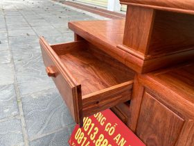 Kệ tivi sofa trơn 2m4 gỗ hương đá (chú Thịnh, Hà Nội) 20 Ke TiVi Sofa Tron Huong Da 7