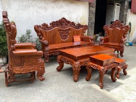Louis Hoàng Gia Nguyên Khối gỗ hương đá