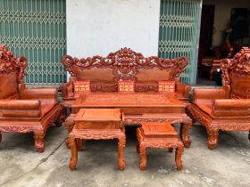Louis hoàng gia gỗ hương đá chân 14