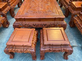 bàn ghế hương đá mẫu nghê bảo đỉnh