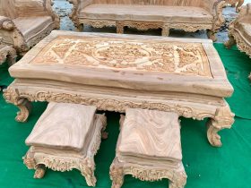 bàn ghế hoàng gia nguyên khối