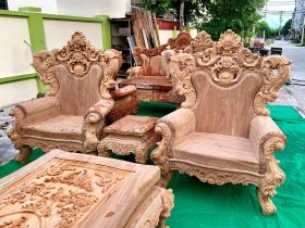 ghế đơn bộ hoàng gia gỗ gõ đỏ