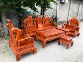 Tần thuỷ hoàng gỗ hương đá hàng dày dặn