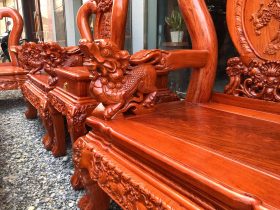 ghế minh quốc nghê gỗ hương đá