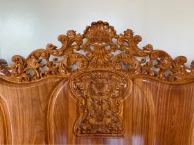 tựa đoản dài đục hoa lá tây kênh bong sắc nét