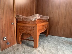 án gian thờ gỗ hương đá