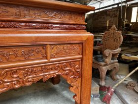 án gian thờ như ý gỗ hương đá
