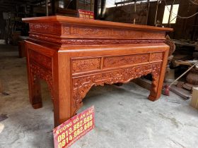 án ginn thờ gỗ hương đá cao cấp