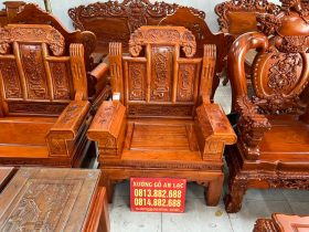 ghế âu á chương voi gỗ hương đá