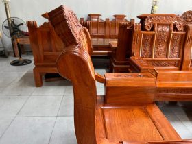 ghế âu á chương voi gỗ hương đá